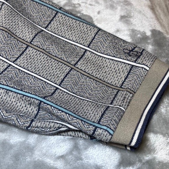 Grand Slam Vintage Polo Shirt Mens XL Plaid Golf Casual Short Sleeve Breathable - Picture 8 of 12